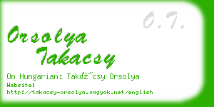 orsolya takacsy business card